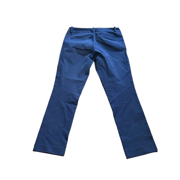 Lilly Pulitzer Navy Blue Cropped Trouser Pants 30W 28” L  Classic Preppy Summer - Picture 2 of 11